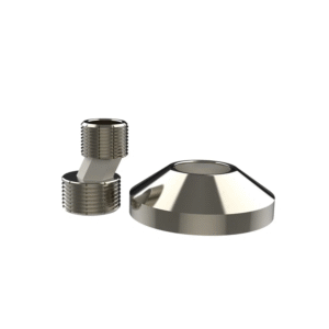 Chrome Eccentric with Decorative Plate - Image 1