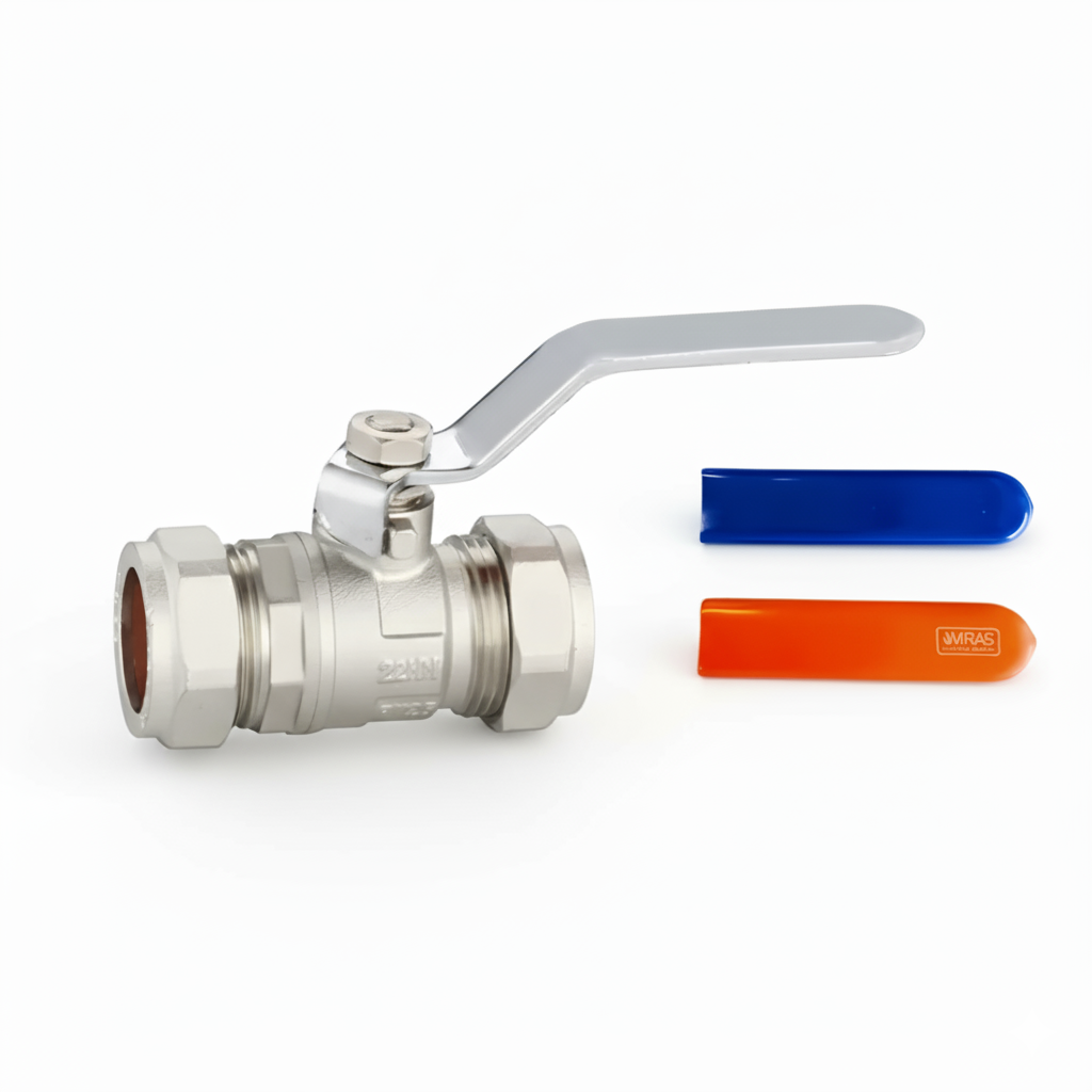 Lever Ball Valve Red / Blue/Black Handle WRAS ( Light Type )